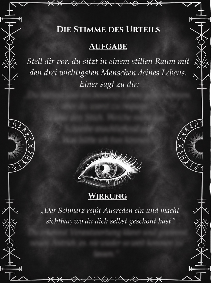 Karte aus "Der Kodex" von Elysium Forge. Aufgaben Kategorie, teilweise von Nebel verdeckt