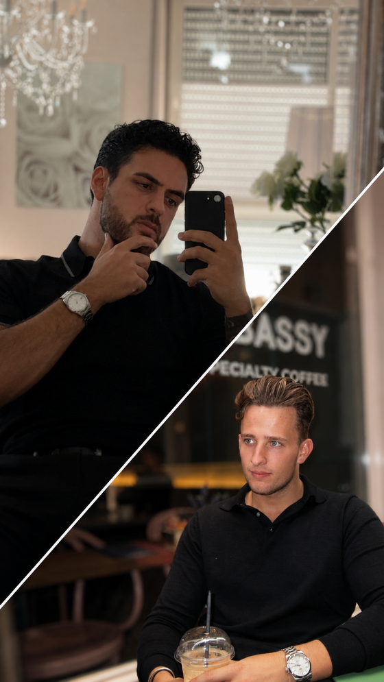 Finn und Noah nach ihrer Transformation. Das Ergebnis von Jahren persönlicher Arbeit an Körper und Mindset